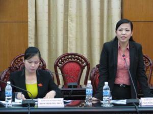 Đại biểu QH Nguyễn Thanh Hải phát biểu tại phiên thảo luận tổ.